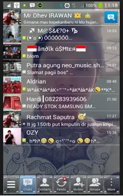 Whats Chats App Transparent android App screenshot 1